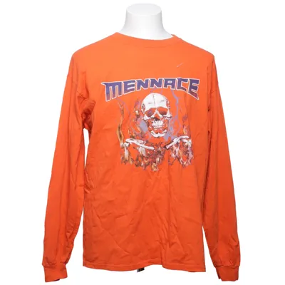 T-shirt à manches longues (Orange) de Mennace Coton