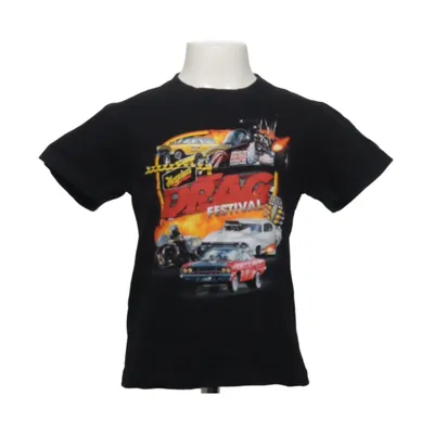 T-shirt (Zwart, Meerkleurig) van Akama T-shirt Katoen