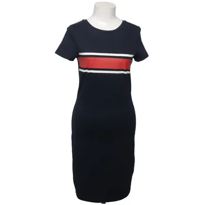 Jurk (Blauw, Rood, Wit) van Clockhouse Katoen, Elastaan