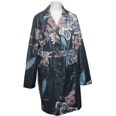 Trench coat (Blue, Black, Multicolored) from Yest Fashion Polyurethane