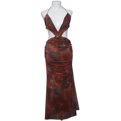 Maxi dress (Red, Brown, Multicolored) from Romwe