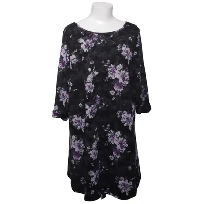 Klänning (Svart, Lila, Flerfärgad) från Janina Elastan, Polyester
