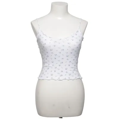 Débardeur (Blanc, Bleu) de Hollister Coton, Élasthane