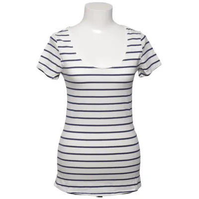 T-shirt (Vit, Blå) från Zalando Essentials Bomull, Elastan