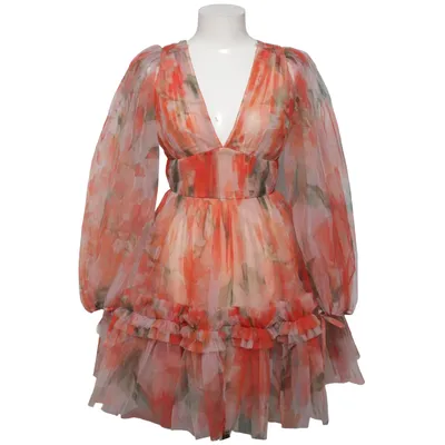 Robe (Rouge, Rose, Multicolore) de Lace & Beads Polyester