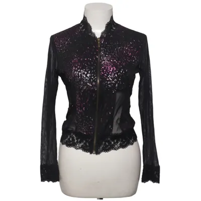 Cardigan (Zwart, Roze, Meerkleurig) van Alison Elastaan, Polyester