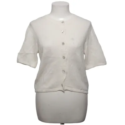 Cardigan (White) from Gina Tricot Acrylic, Mohair, Polyamide, Wool