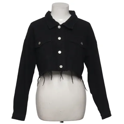 Veste en jean (Noir) de PrettyLittleThing