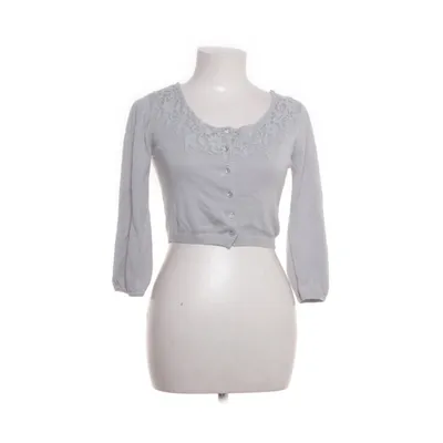 Crop top (Grå) från Vintage Stories Bomull, Viskos