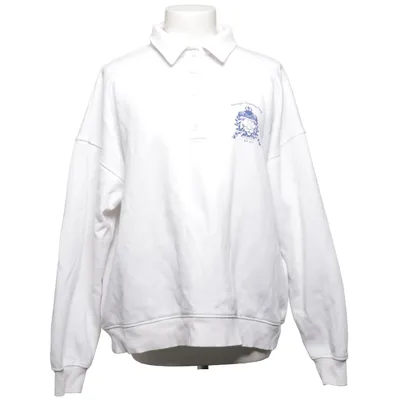 Sweatshirt (Wit) van Stronger Organisch katoen, Gerecycled polyester