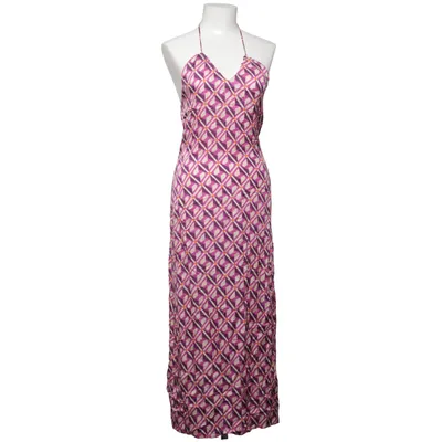Halterneck-kjole (Lilla, Flerfarvet) fra Brownie Viscose