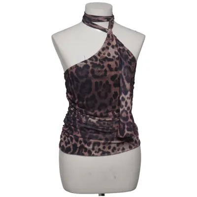 Top (Bruin, Zwart) van Pieces Elastaan, Polyester