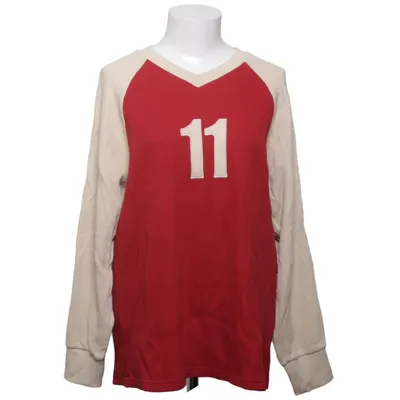 Baseballtröja (Röd, Beige) från Bella x About You Ekologisk bomull