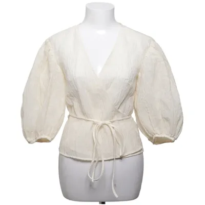 Slå-om bluse (Hvid) fra H&M Trend Bomuld, Polyester