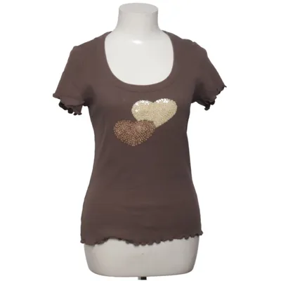 T-shirt (Bruin) van Hirsch Katoen