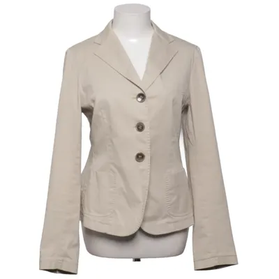 Blazer (Beige) van Weekend MaxMara Katoen, Elastaan