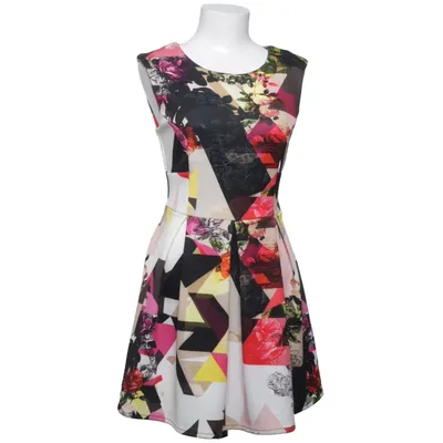 Jurk (Wit, Meerkleurig) van Rinascimento Elastaan, Polyester