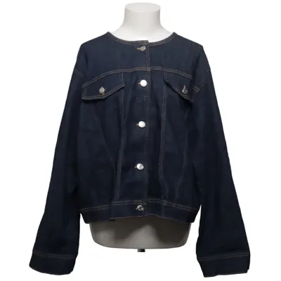 Jeansjacka (Blå) från XLNT by KappAhl Bomull, Elastan, Polyester