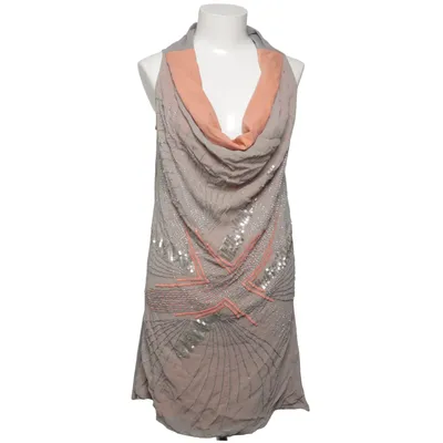 Jurk (Beige) van Mellow Peach Katoen, Viscose