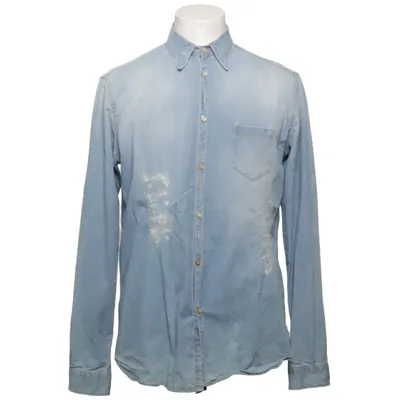 Chemise en jean (Bleu) de Aglini Coton, Élasthane