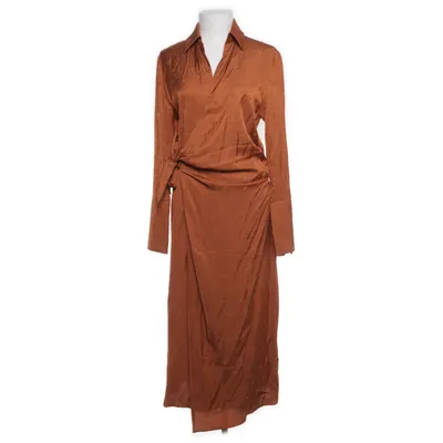 Wikkeljurk (Bruin) van Samsøe & Samsøe Polyester, Viscose