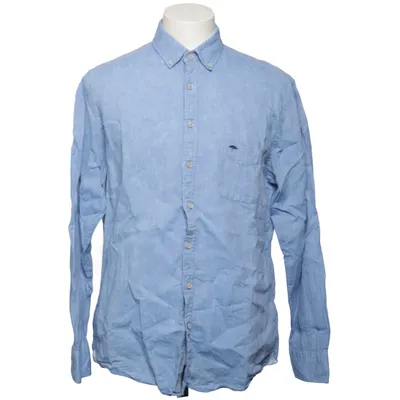 Overhemd (Blauw) van Fynch-Hatton Linnen