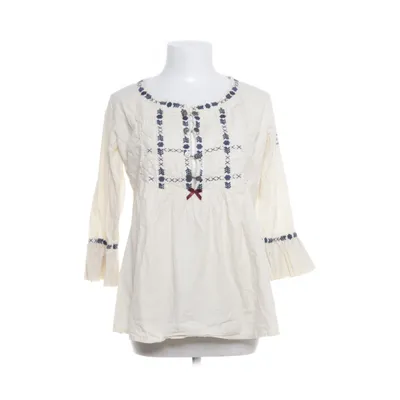 Blouse (Wit, Blauw) van Odd Molly Katoen