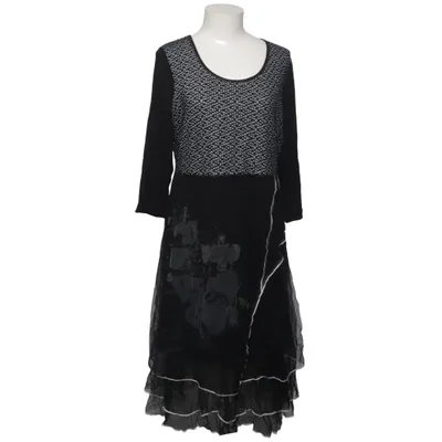 Kjole (Sort, Hvid) fra Shape Elastan, Polyester, Viscose