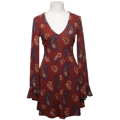 Kjole (Brun, Flerfarvet) fra Forever 21 Elastan, Polyester