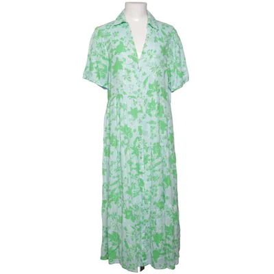 Shirt dress (Blue, Green) from Goa Metallic fiber, Viscose