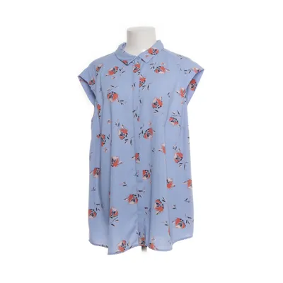 Kortärmad skjorta (Blå, Flerfärgad) från XLNT by KappAhl Polyester