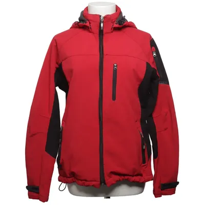 Softshell jacket (Rood, Zwart) van Crossfield Elastaan, Polyester