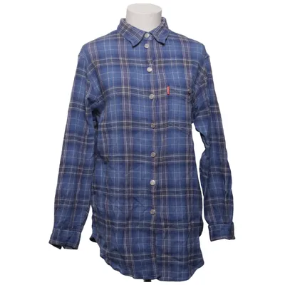 Flanellskjorta (Blå, Vit) från Calamity Jane's Bomull