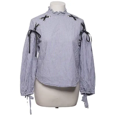 Blus (Blå, Vit) från Zara Basic Collection Bomull