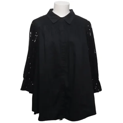 Chemise (Noir) de Zoey Coton, Élasthane, Polyester, Viscose