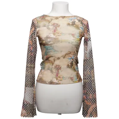 Top (Beige, Meerkleurig) van Urban Outfitters Elastaan, Polyester