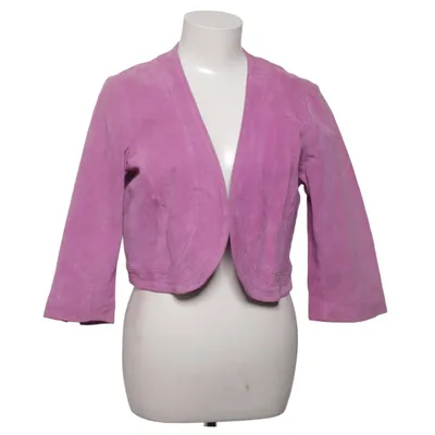 Leren jack (Lila) van Paprika Leer, Polyester