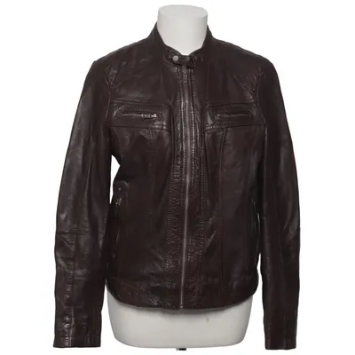 Veste en cuir (Marron) de Livelo Attitude Cuir, Polyester