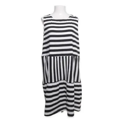 Kjole (Sort, Hvid) fra Laura Torelli Polyester, Viscose