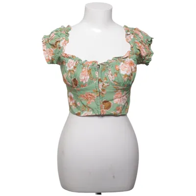 Crop top (Groen, Meerkleurig) van Urban Outfitters Viscose