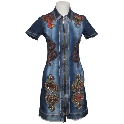 Denim dress (Blue, Multicolored) from Signet Cotton, Elastane