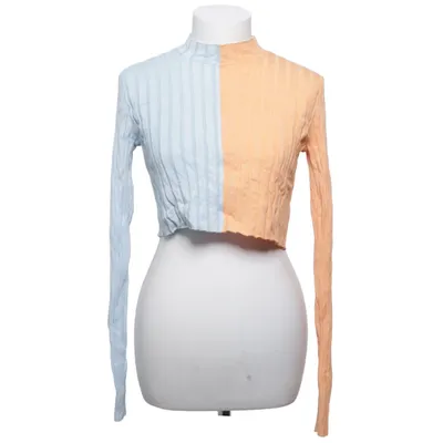 Crop top (Orange, Bleu) de Monki Polyamide, Viscose