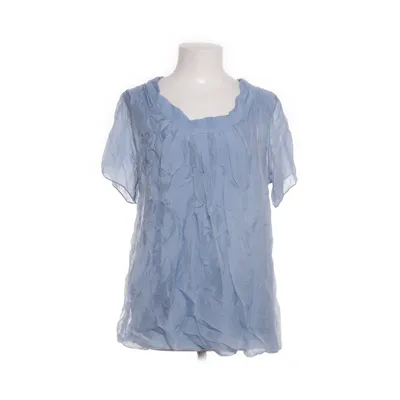 Top (Blauw) van Nayyar Elastaan, Zijde, Viscose