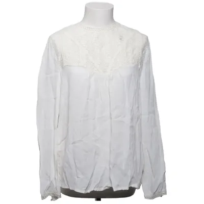 Blouse (Blanc) de Vintage Stories Coton, Polyamide, Viscose
