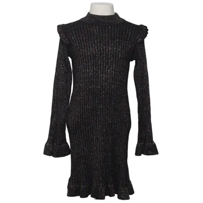 Robe (Noir, Multicolore) de LC Waikiki Girls Fibre métallique, Polyester, Viscose