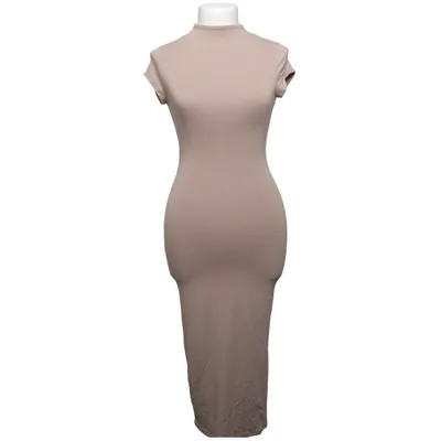 Långklänning (Beige) från Naked Wardrobe Elastan, Viskos