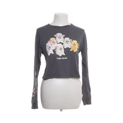 Långärmad t-shirt (Grå, Flerfärgad) från Furby Bomull