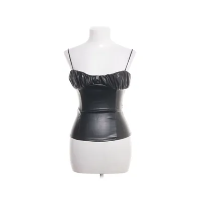 Tank Top (Black) from PrettyLittleThing Polyester, Polyurethane