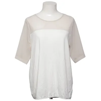 Top (Beige, Wit) van House of Lola Elastaan, Polyester, Tencel