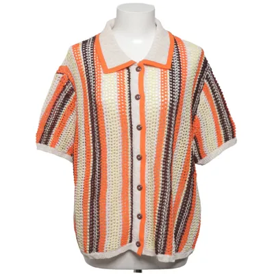 Chemise à manches courtes (Orange, Marron, Beige) de Zara Coton, Polyester